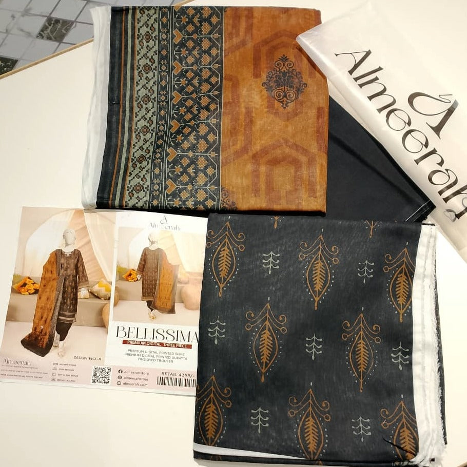 Almirah 3 Piece lawn suit – Premium Collection