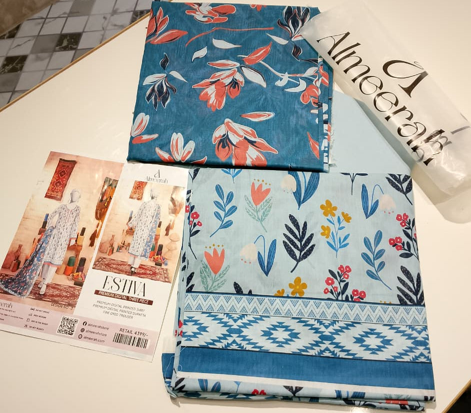 Almirah 3 Piece lawn suit – Premium Collection